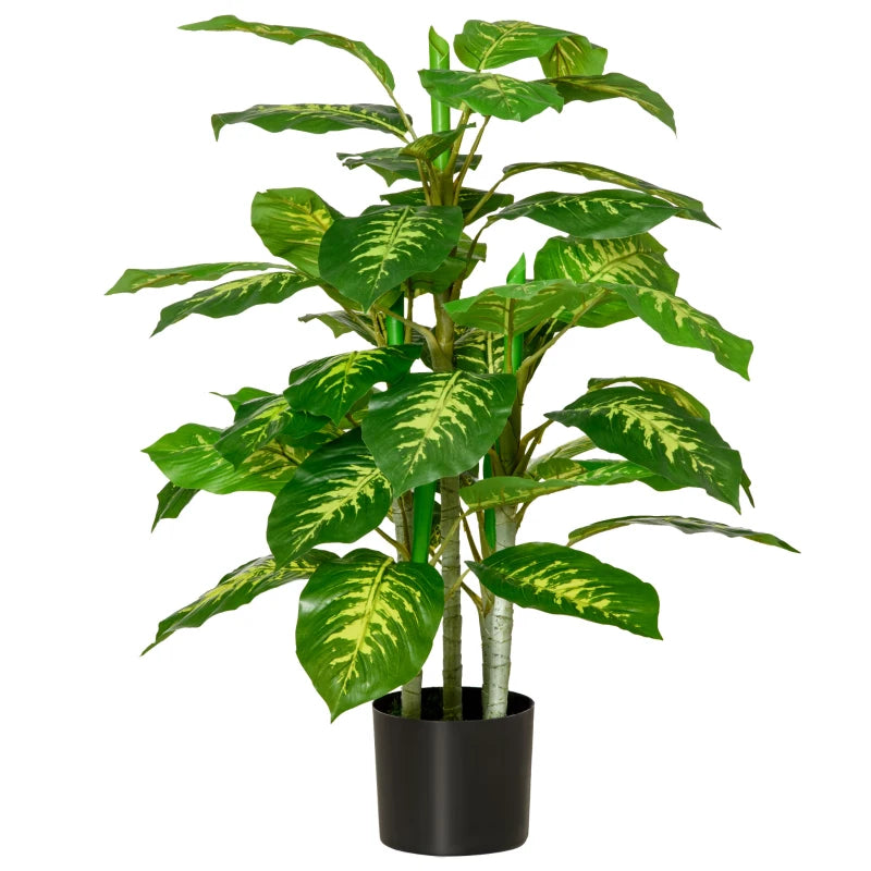 Green Artificial Evergreen Tree in Nursery Pot - Indoor Outdoor Decor, 95cm