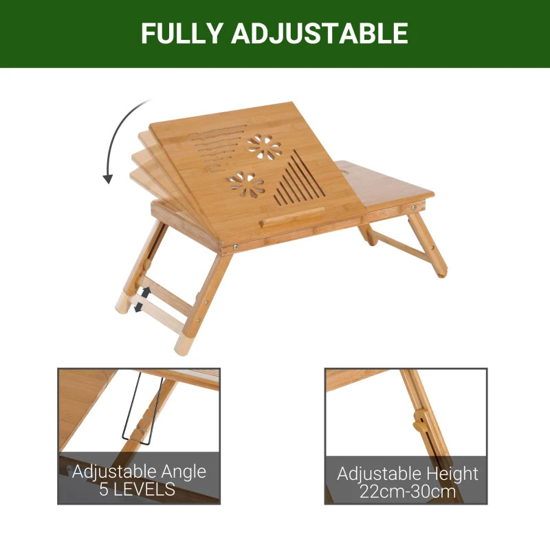 Adjustable Foldable Laptop Desk