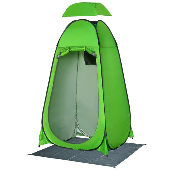 Green Pop Up Outdoor Privacy Tent with Removable Floor