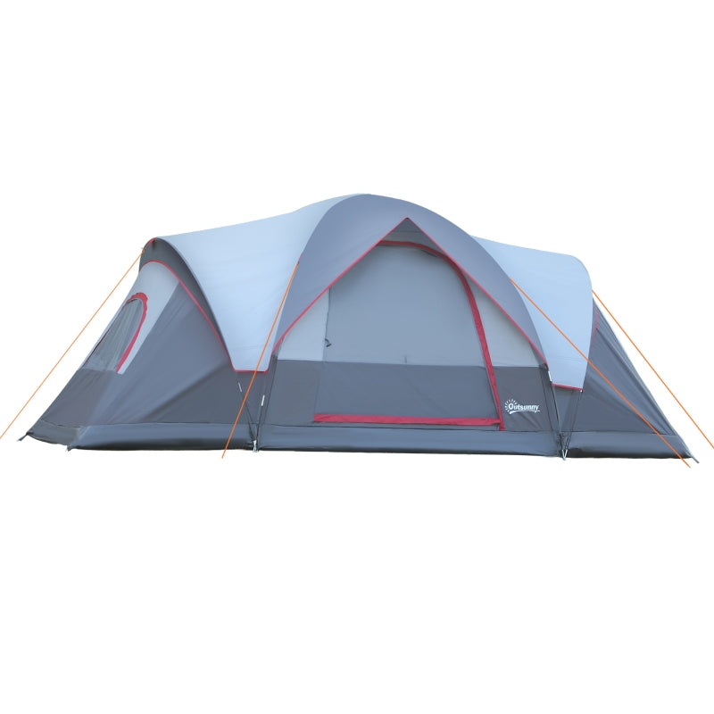 Blue Fibreglass Camping Tent for 5/6 People