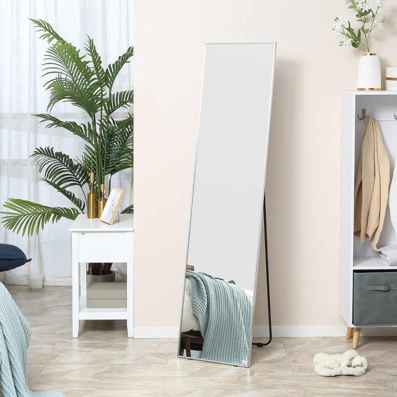 Black Frame Full Length Wall Mirror, 160 x 40 cm - Bedroom & Living Room