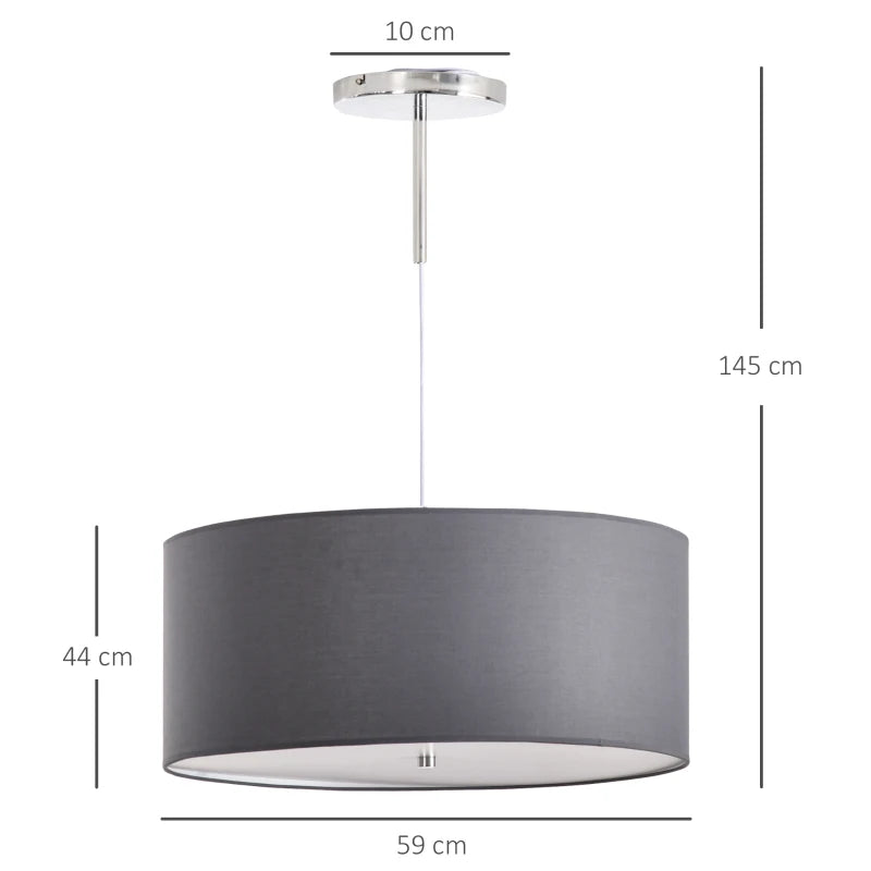 Modern LED Pendant Light Chandelier - 3 Colour Metal Ceiling Light