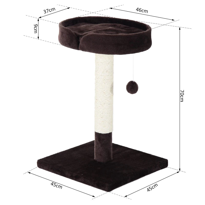 Cat Tree Scratching Post - Beige/Brown