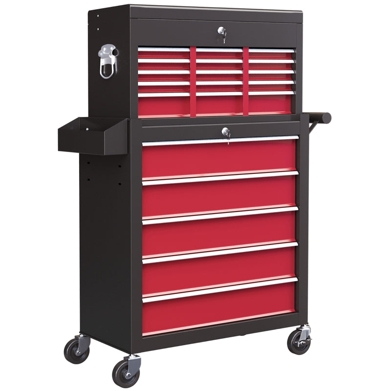 Red 19-Drawer Rolling Tool Chest