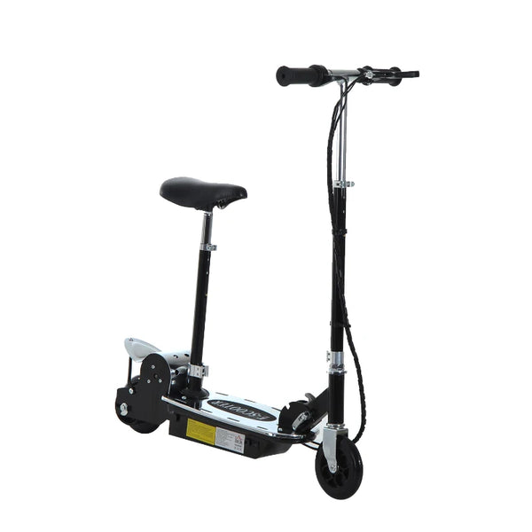 Foldable Electric Scooter with Rechargeable Battery - Black