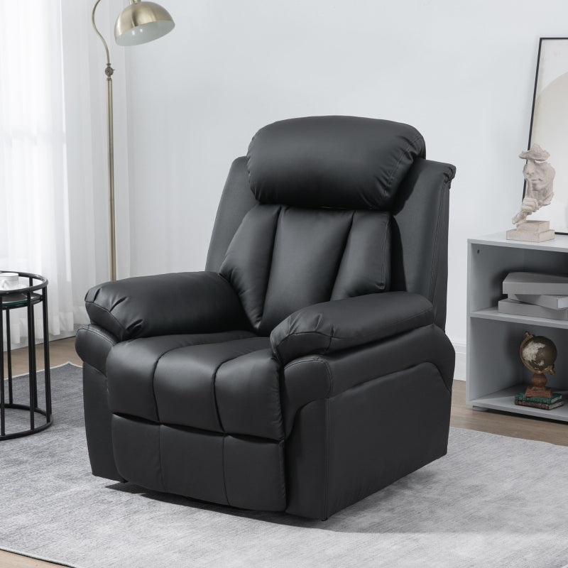 Black Electric Power Lift Recliner Sofa with Remote Control