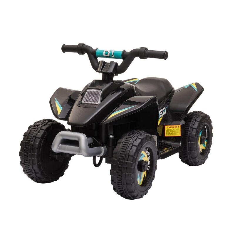 Black 6V Electric Ride-On Car for Toddlers 18-36 Months