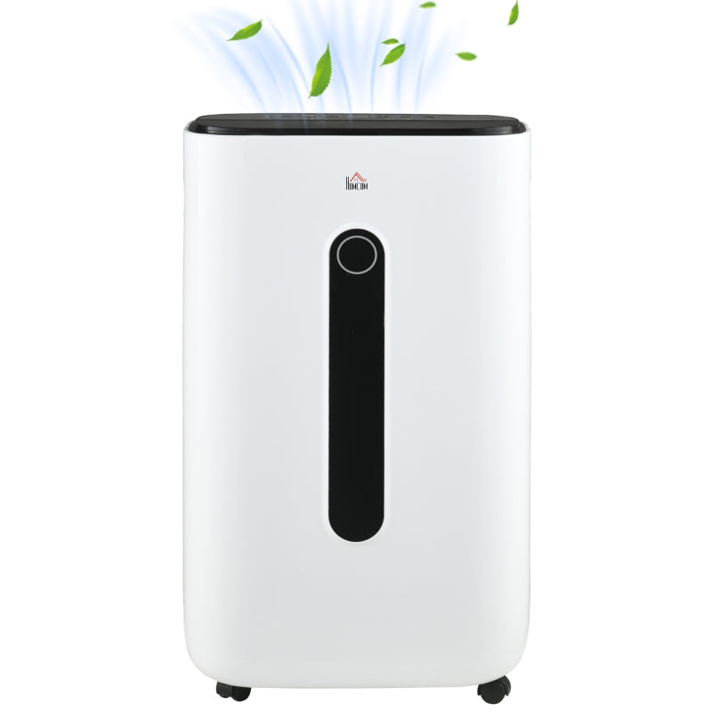 Portable Dehumidifier with Air Purifier Filter, 22L/Day, White