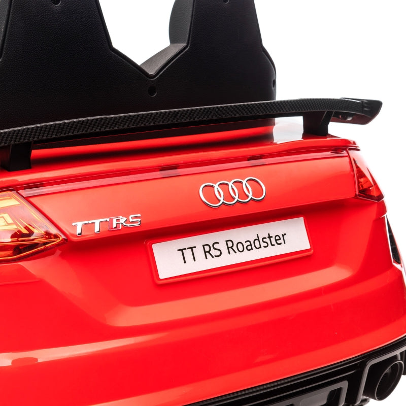 Red Audi TT Kids Ride-On Car with Remote Control and MP3 Player