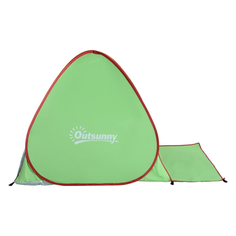 Portable Beach Camping Tent - Blue UV Protection Sun Shelter