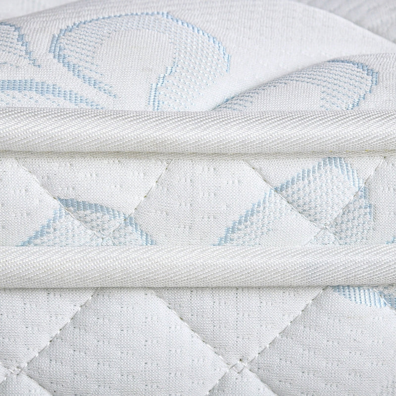 White Pocket Sprung Double Mattress with Breathable Foam - 190x137x22.5cm