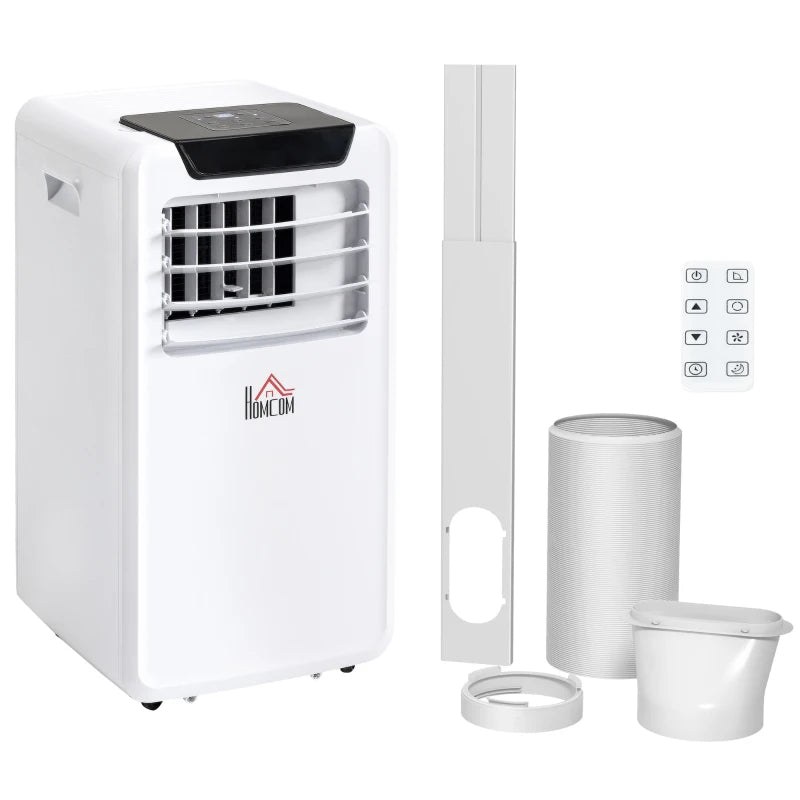 Portable 10000 BTU Air Conditioner - White, 3-in-1 Unit with Remote Control