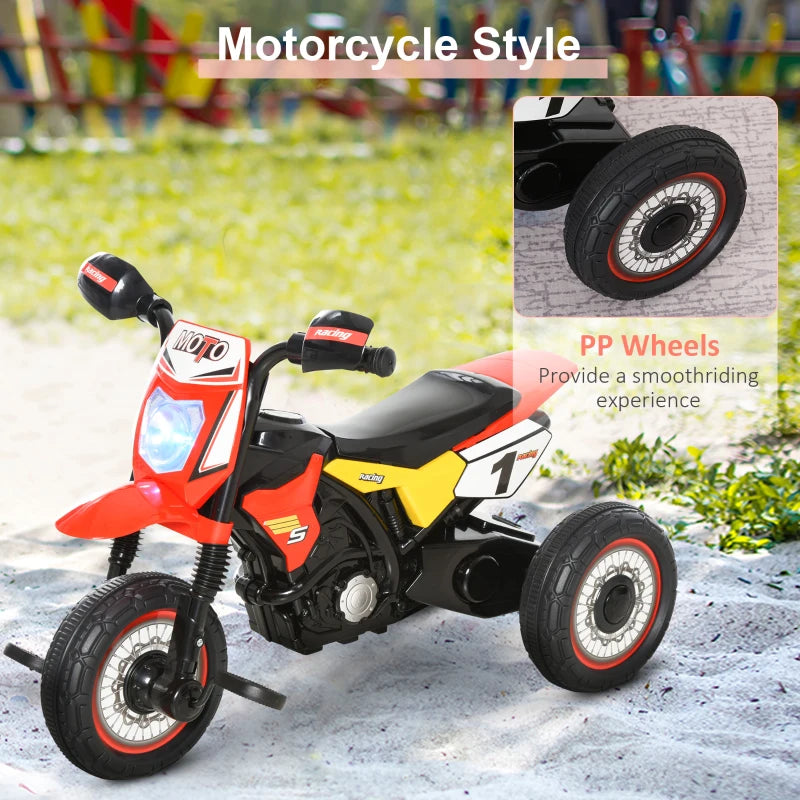 Red Toddler 3-Wheel Pedal Trike for Kids