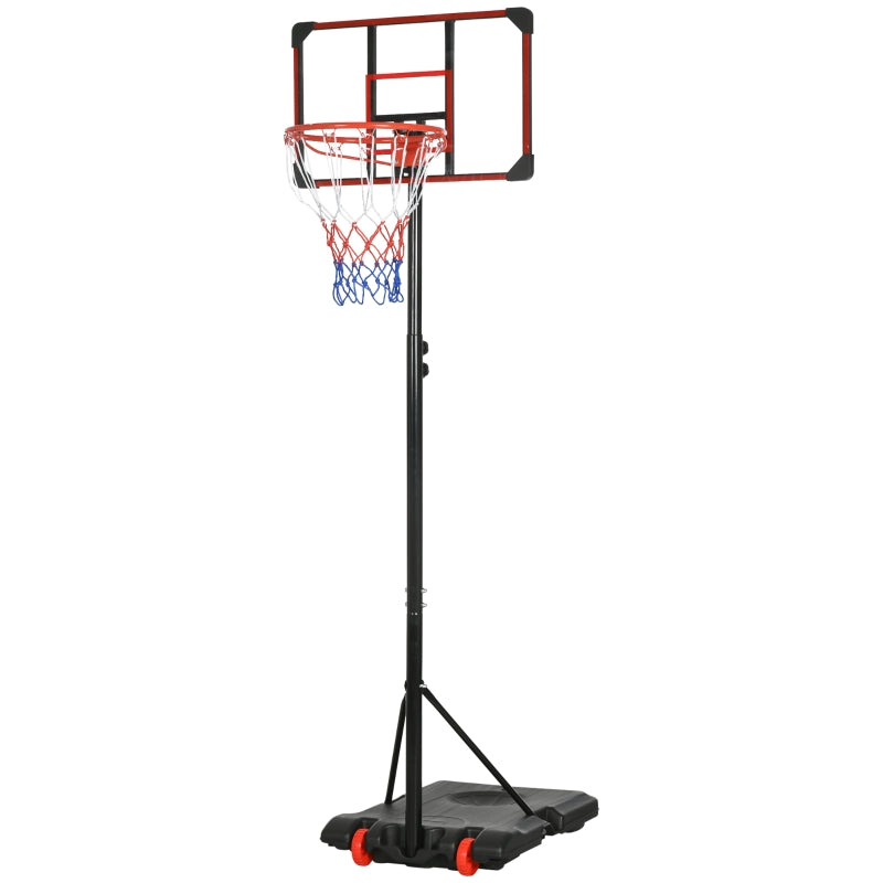 Adjustable Kids Basketball Hoop Set - Blue, Portable & Sturdy