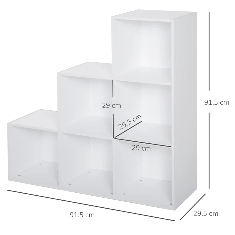 White 3-Tier Cube Storage Cabinet Organizer