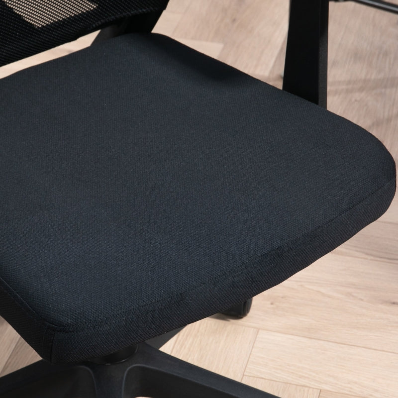 Adjustable Black Home Office Chair - 97.5-106.5cm