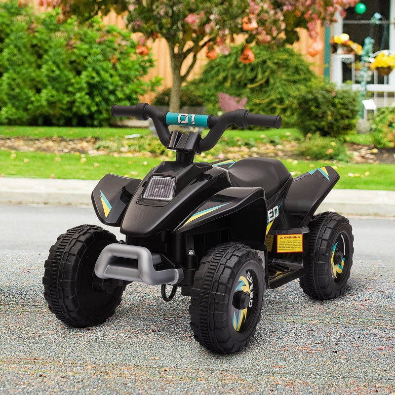 Black 6V Electric Ride-On Car for Toddlers 18-36 Months