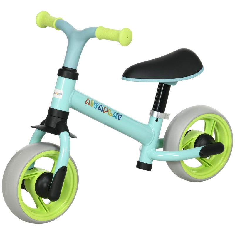 Green 8" Kids Balance Bike with Adjustable Seat and EVA Wheels