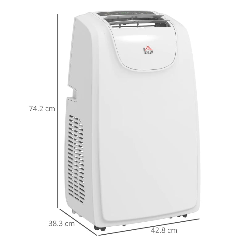 Portable 12,000 BTU White Air Conditioner