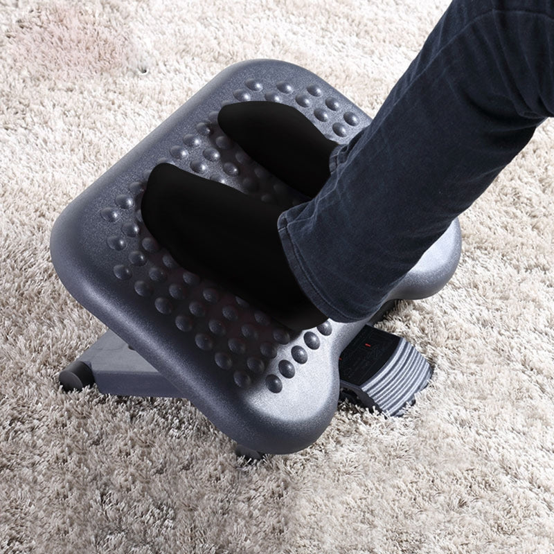 Adjustable Charcoal Grey Footrest for Home Office