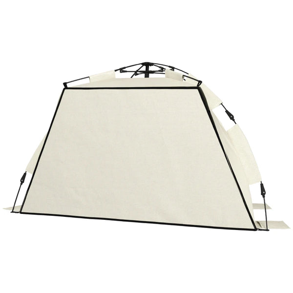 Green 3-Person Beach Tent with Extended Floor