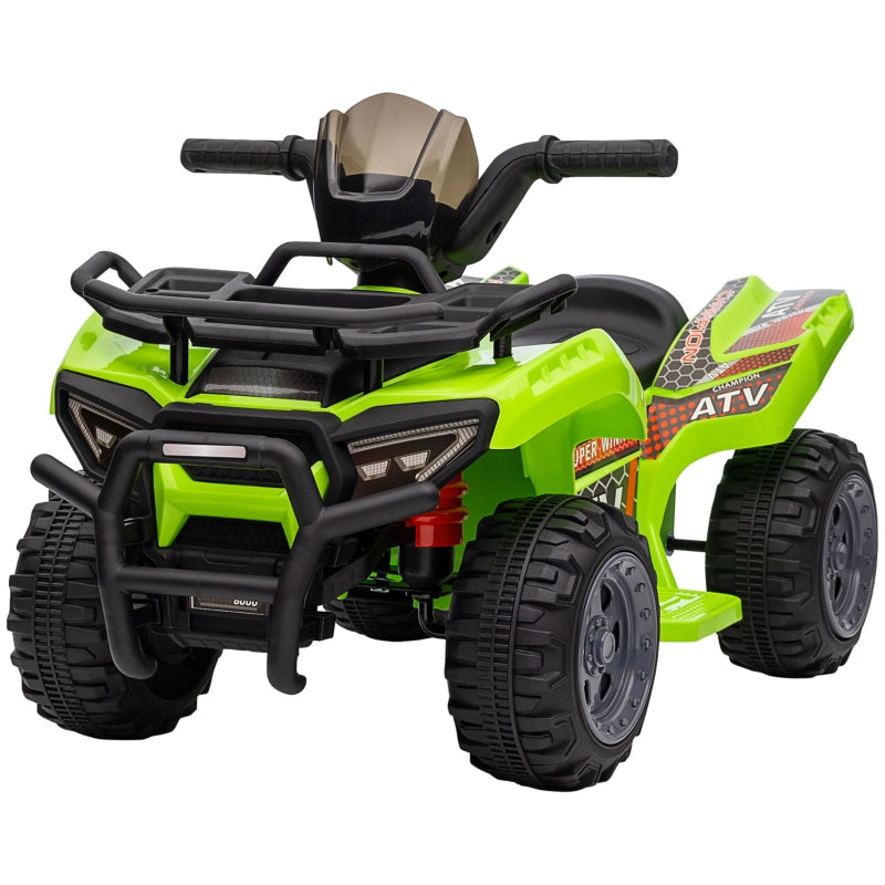 Green Kids Electric Quad Bike with Music | 18-36 Months