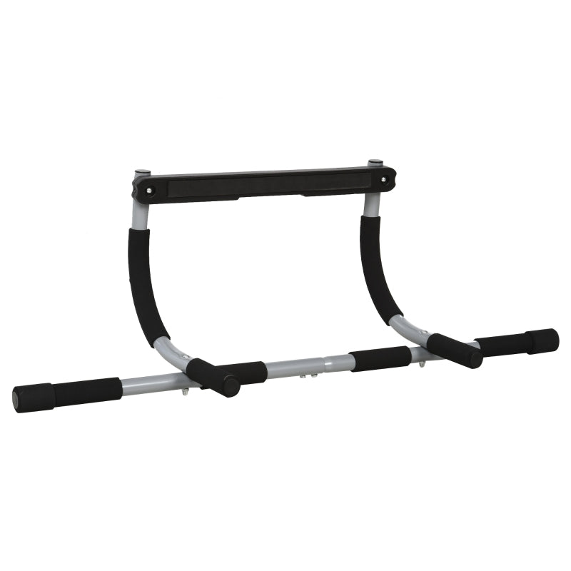 Black Doorway Pull-Up Bar for Home Gym Upper Body Workout