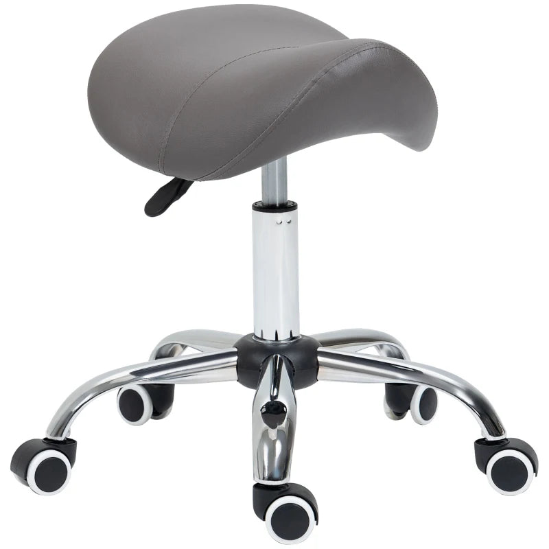 Grey Adjustable Salon Massage Stool