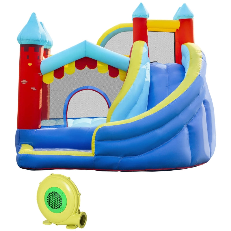 Kids 5-in-1 Inflatable Play Center - Blue