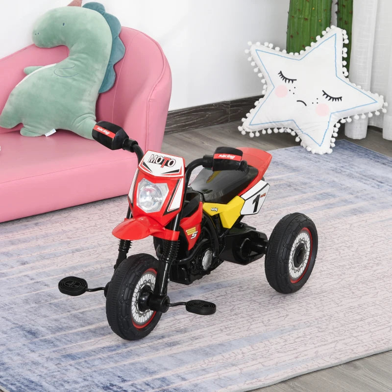 Red Toddler 3-Wheel Pedal Trike for Kids