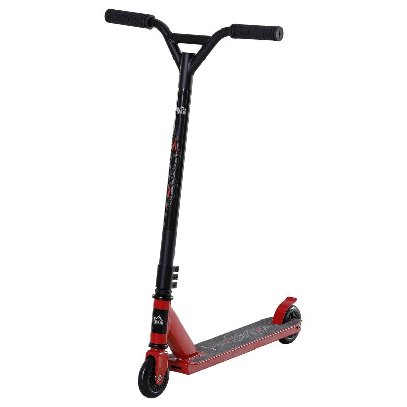 Red Lightweight Steel Stunt Scooter for Teens