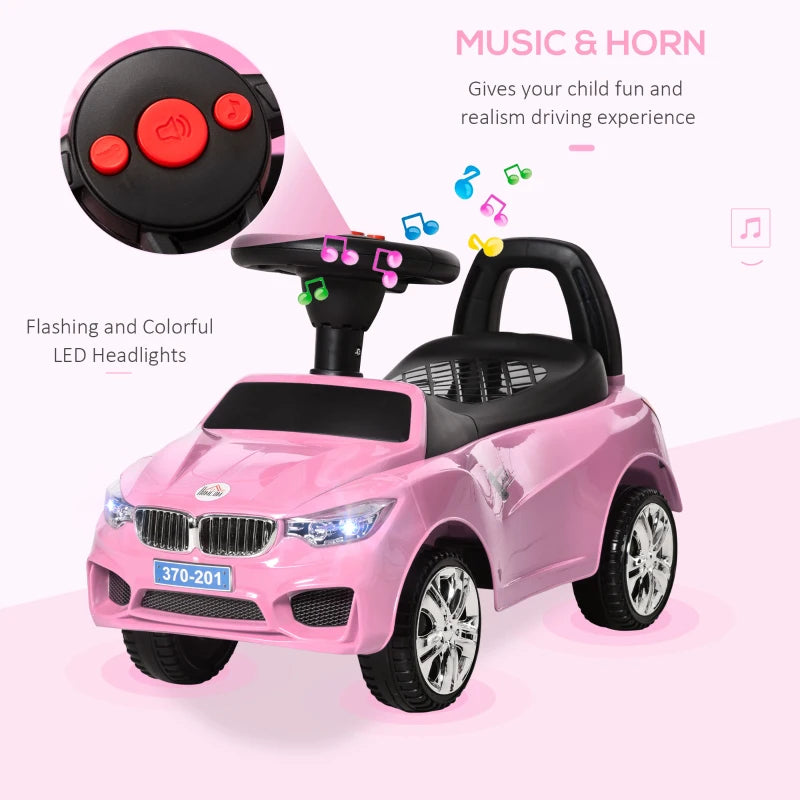 Baby Toddler Pink Ride-On Sliding Car