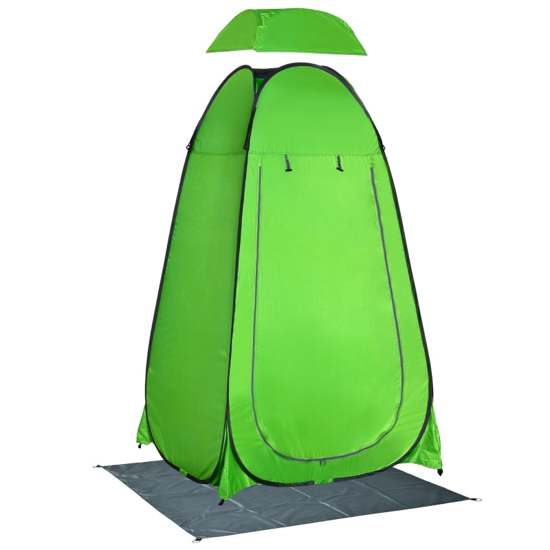 Green Pop Up Outdoor Privacy Tent with Removable Floor