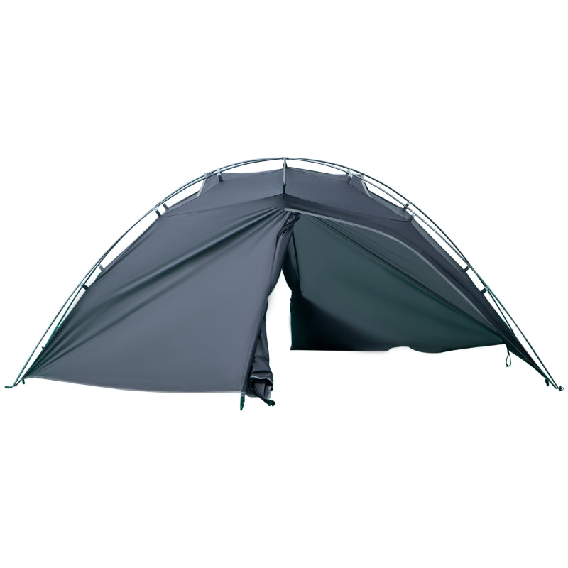 Dark Grey 2-Person Waterproof Dome Camping Tent