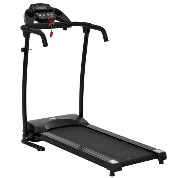 Electric Motorized Treadmill with LCD Display - Black