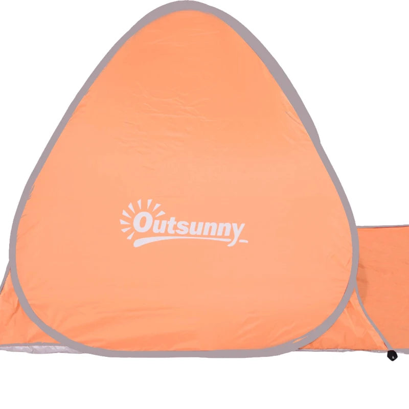 Orange 2-Person UV Pop-Up Shelter