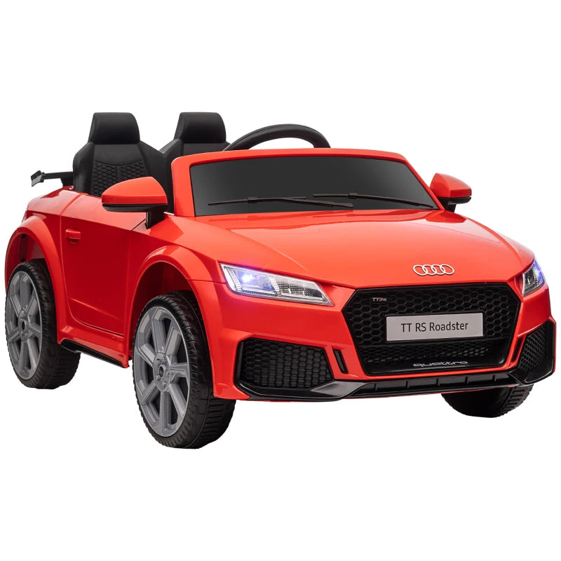 Red Audi TT Kids Ride-On Car with Remote Control and MP3 Player