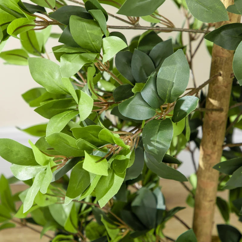 Artificial Bay Leaf Laurel Plant in Green Pot - Indoor/Outdoor Decor, 16x16x120cm
