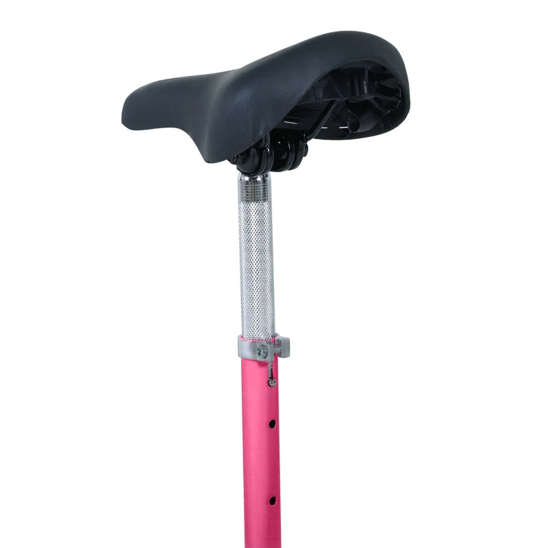 Foldable Pink Electric Scooter with Rechargeable Battery