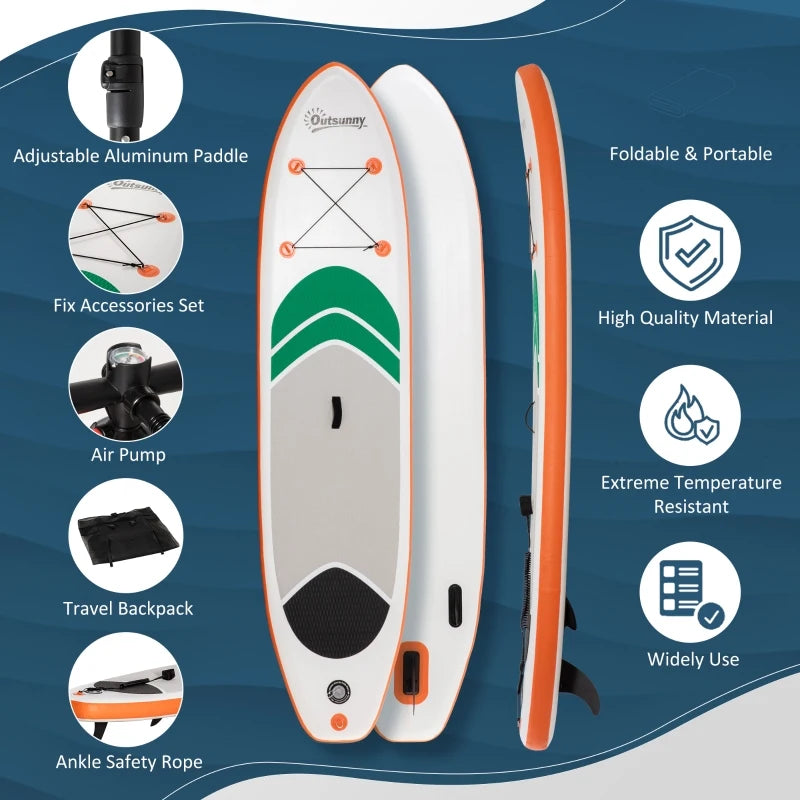 10'6" Inflatable Stand Up Paddle Board Kit - Blue