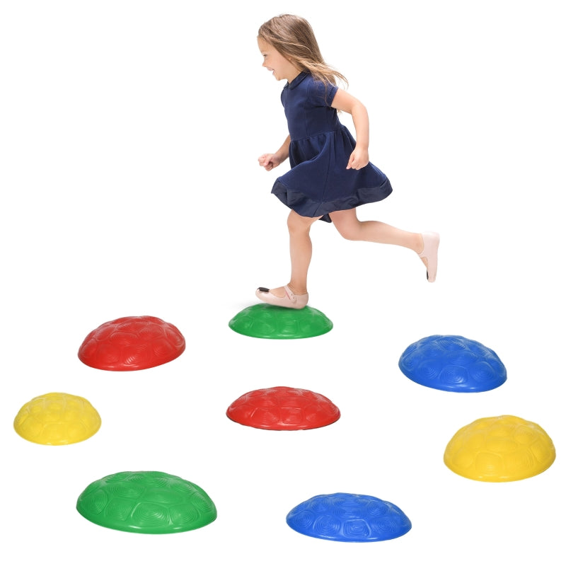 Colorful Kids Stepping Stones Set with Non-Slip Mats