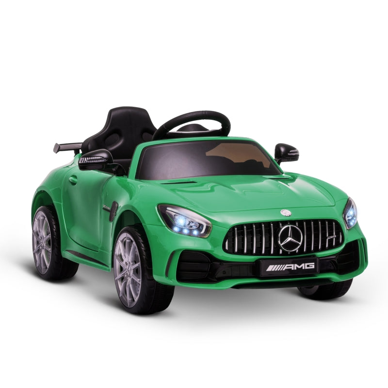 Green 12V Kids Electric Ride On Car with Remote Control & Music