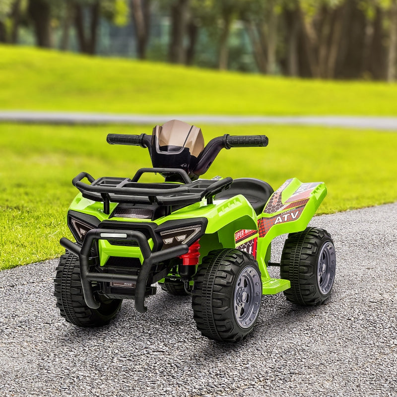 Green Kids Electric Quad Bike with Music | 18-36 Months