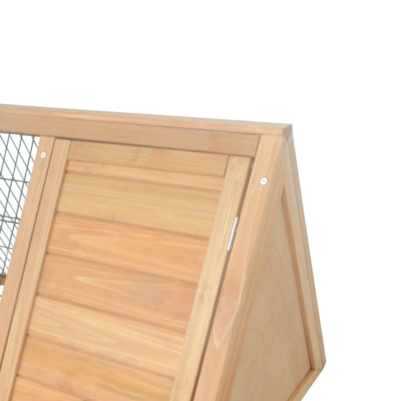 Yellow Triangle Small Animal Hutch 116 x 62.2 x 52.5 cm