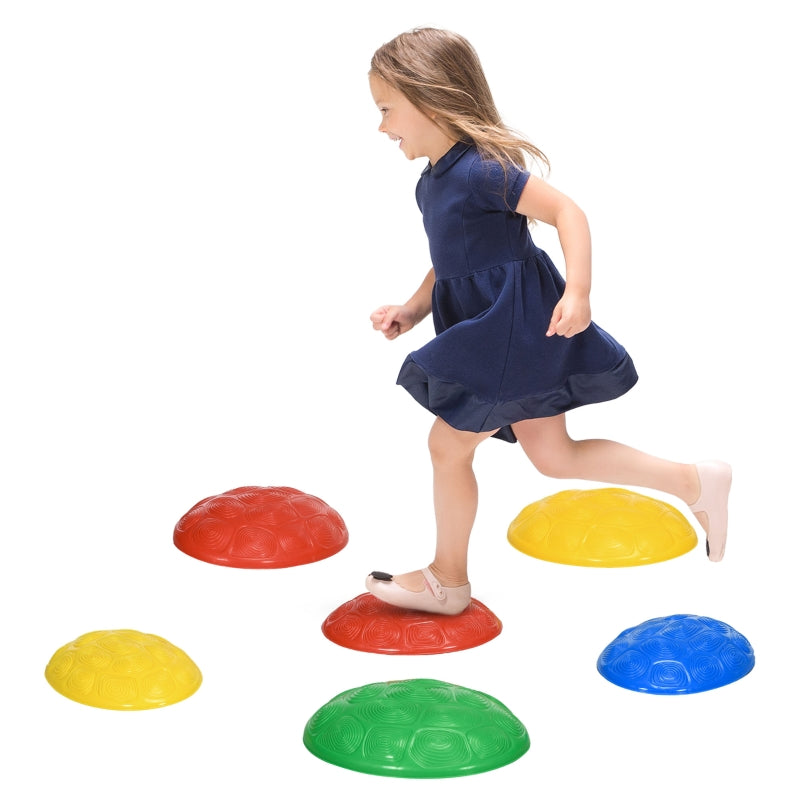 Colorful Kids Stepping Stones Set with Non-Slip Mats