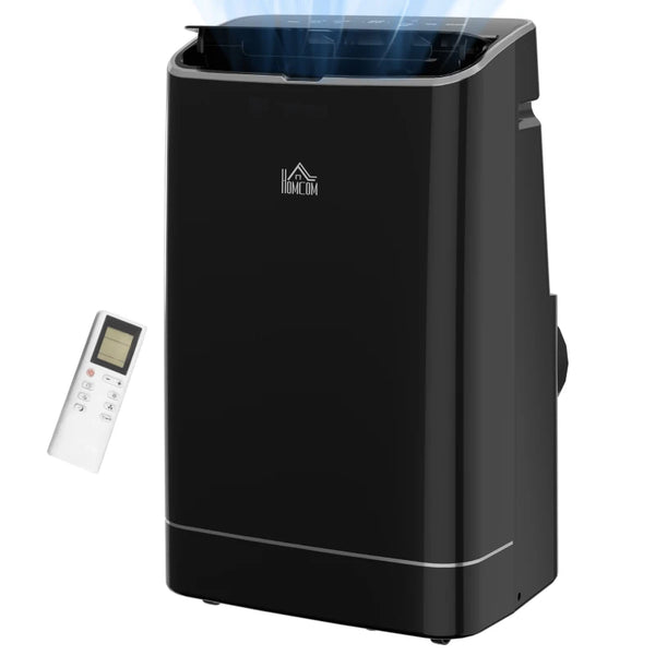Black 14,000 BTU Portable Air Conditioner with WiFi & Dehumidifier