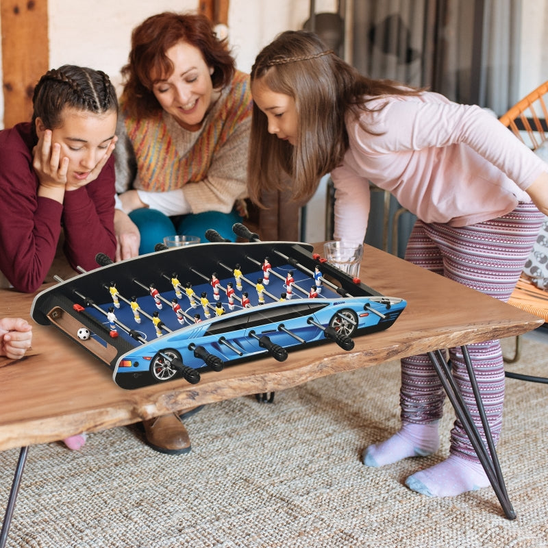 Mini Tabletop Football Gaming Table - 29 Inch, Blue