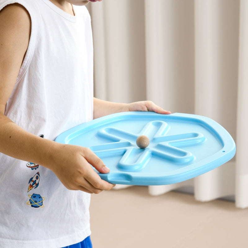 Blue Kids Balance Board with Wobble Ball