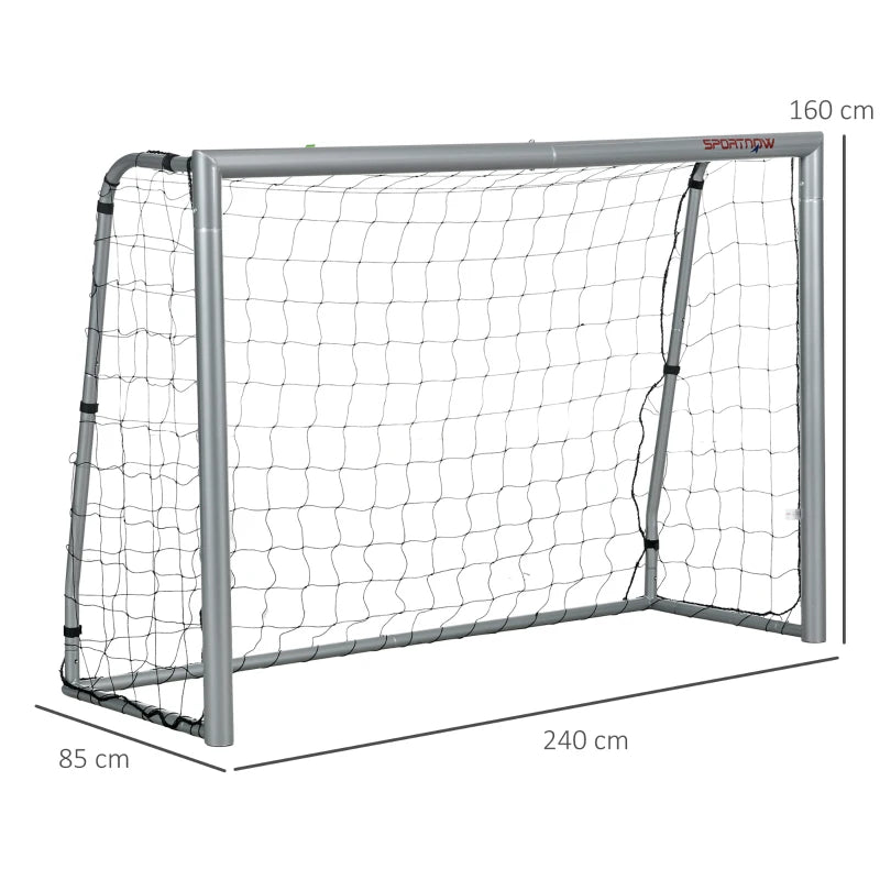 8ft x 5ft Green Football Goal Net with Ground Stakes