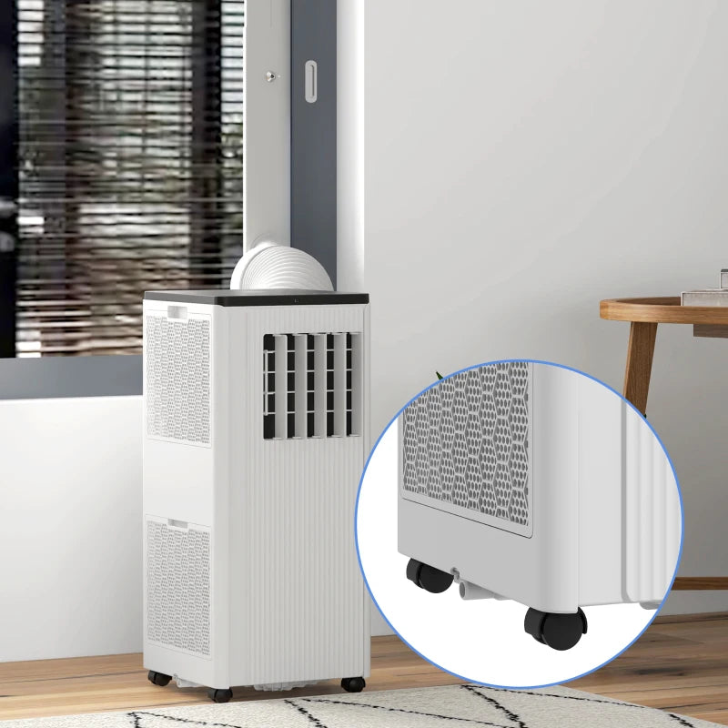 White 9,000 BTU App-Controlled Portable Air Conditioner - 20m² Coverage